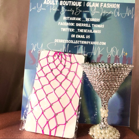 Bossy Girl Rhinestone Thigh Highs - Picture 5 of 9